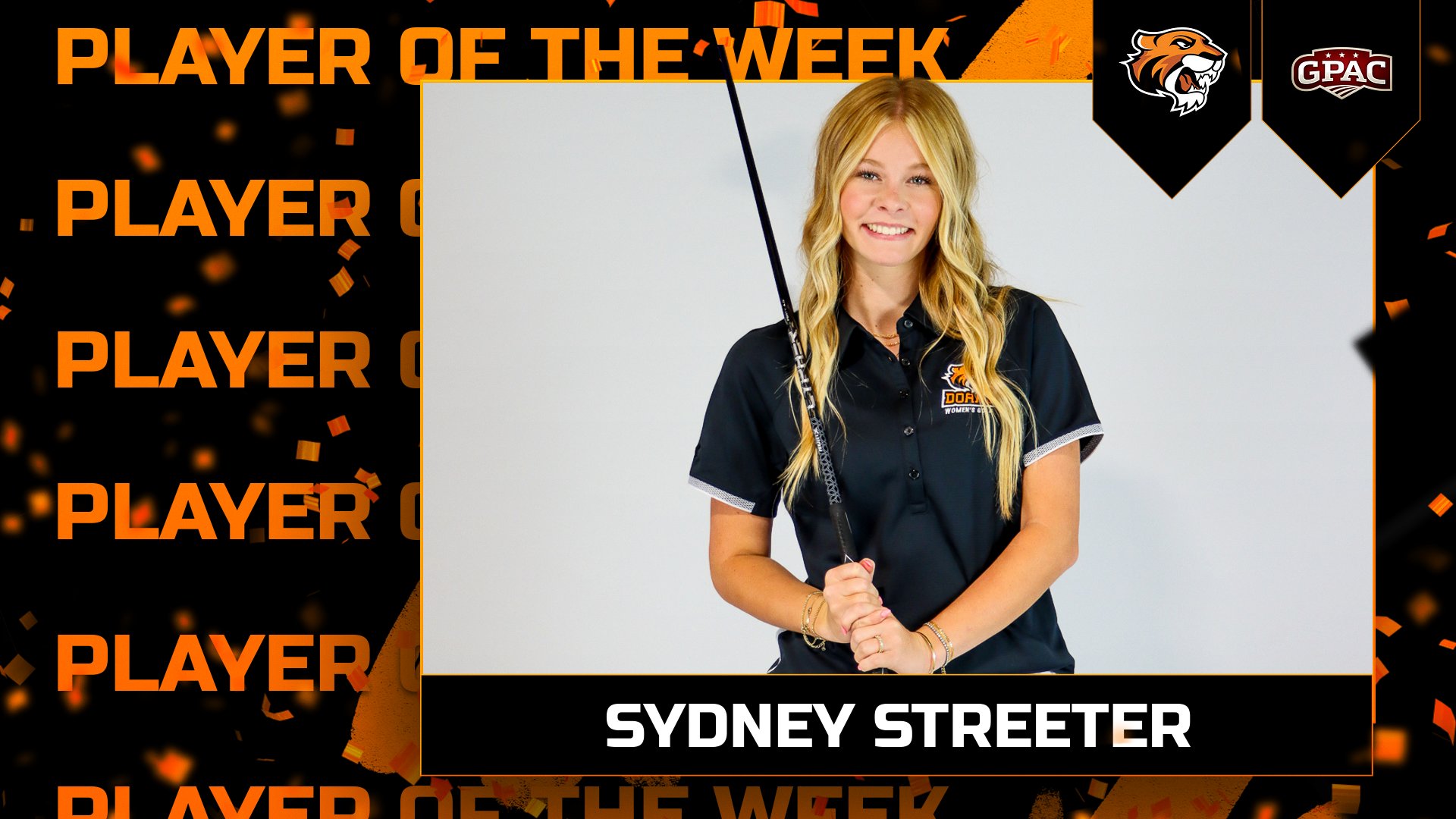 Streeter Named GPAC Women's Golfer of the Week