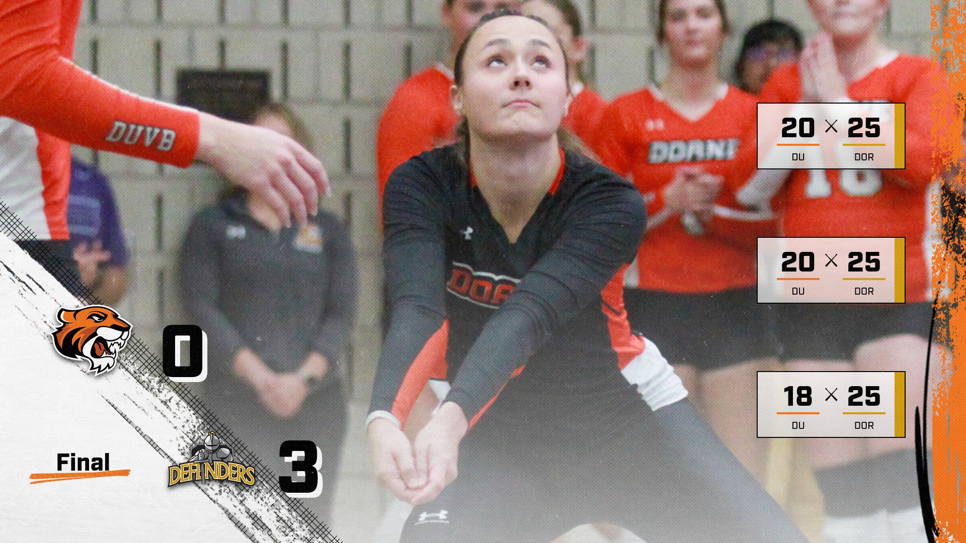 Volleyball Drops Three-Set Match at Dordt