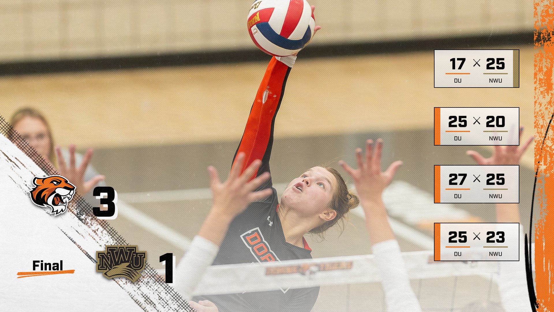 Old Rivals Meet as Volleyball Defeats NWU