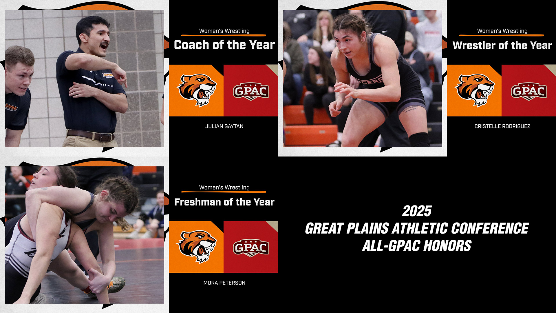 Women's Wrestling All-GPAC Honors Announced