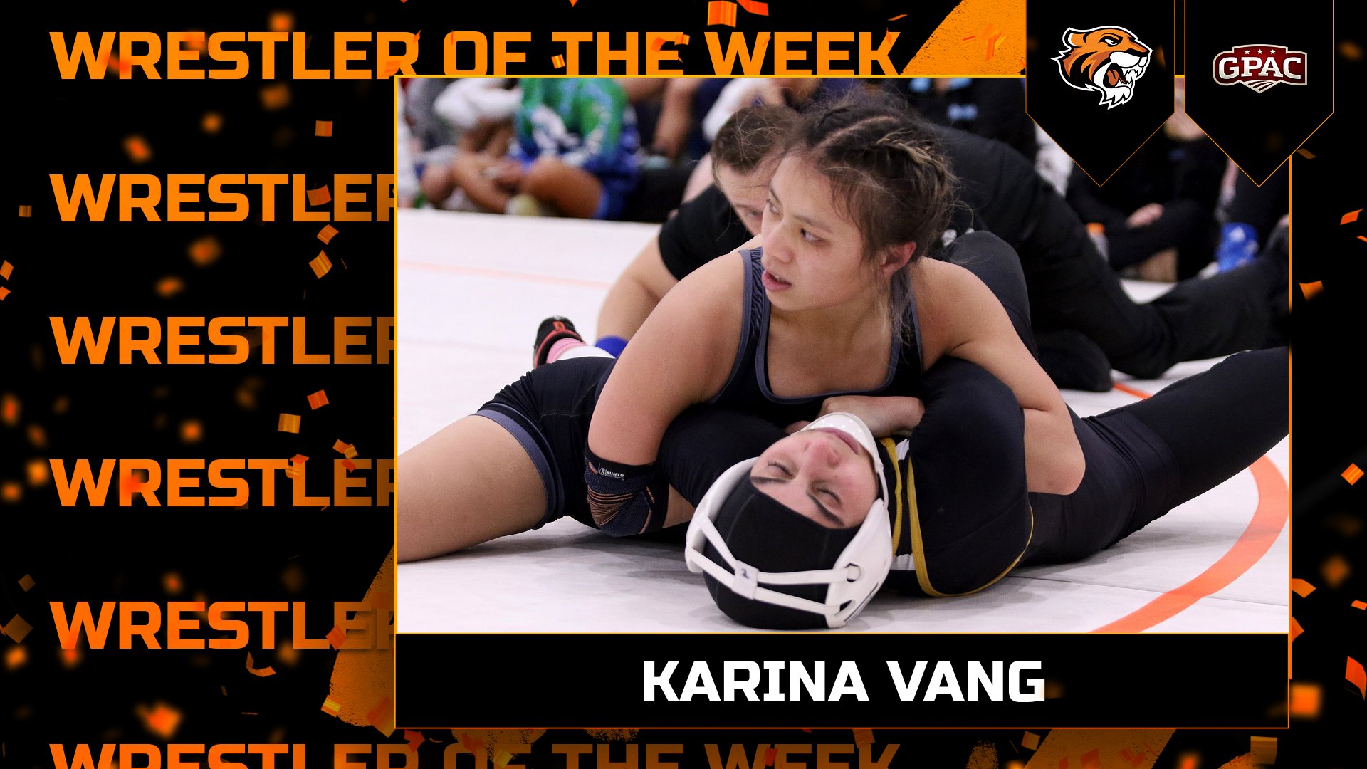 Vang Named GPAC Women's Wrestler of the Week